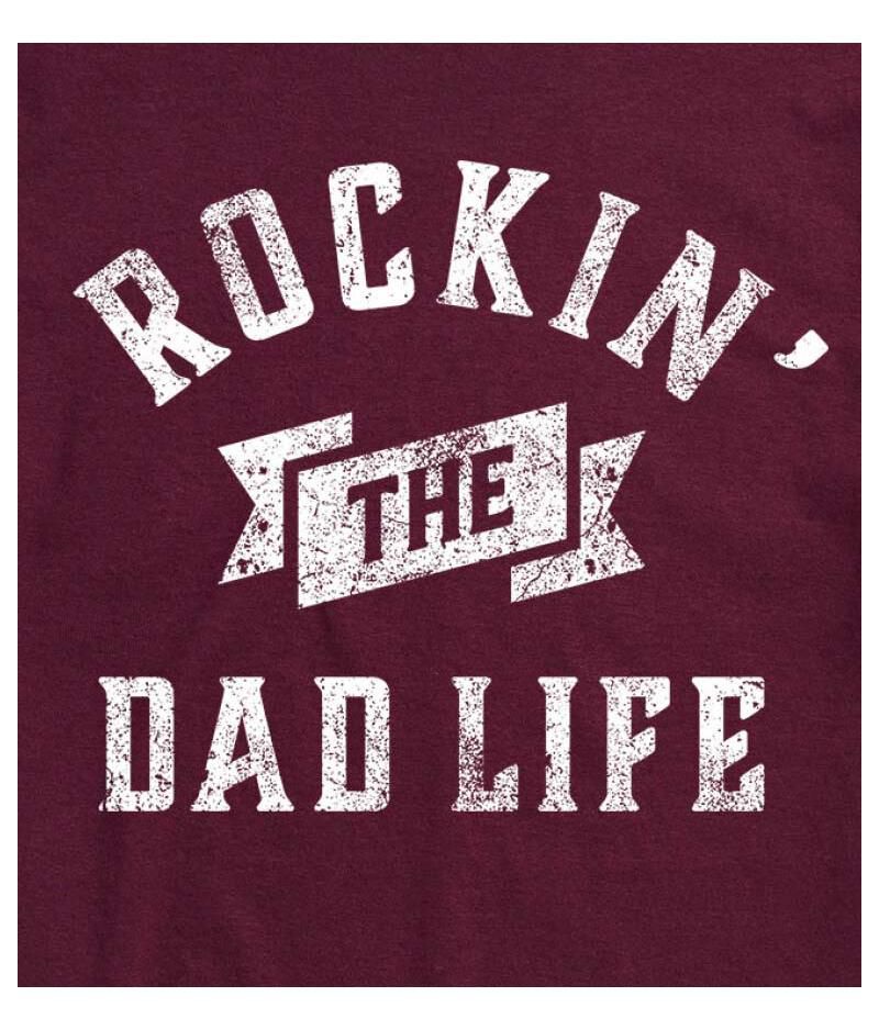 Hybrid Apparel Dad Life Mens Short Sleeve Tee