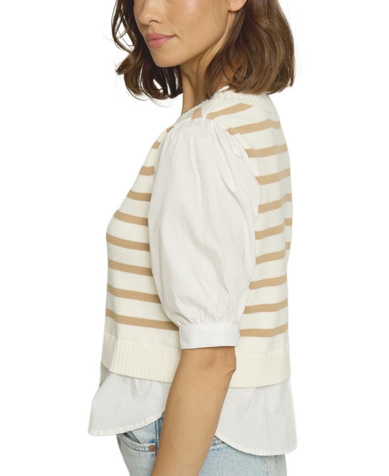 Women's Crewneck Twofer Top