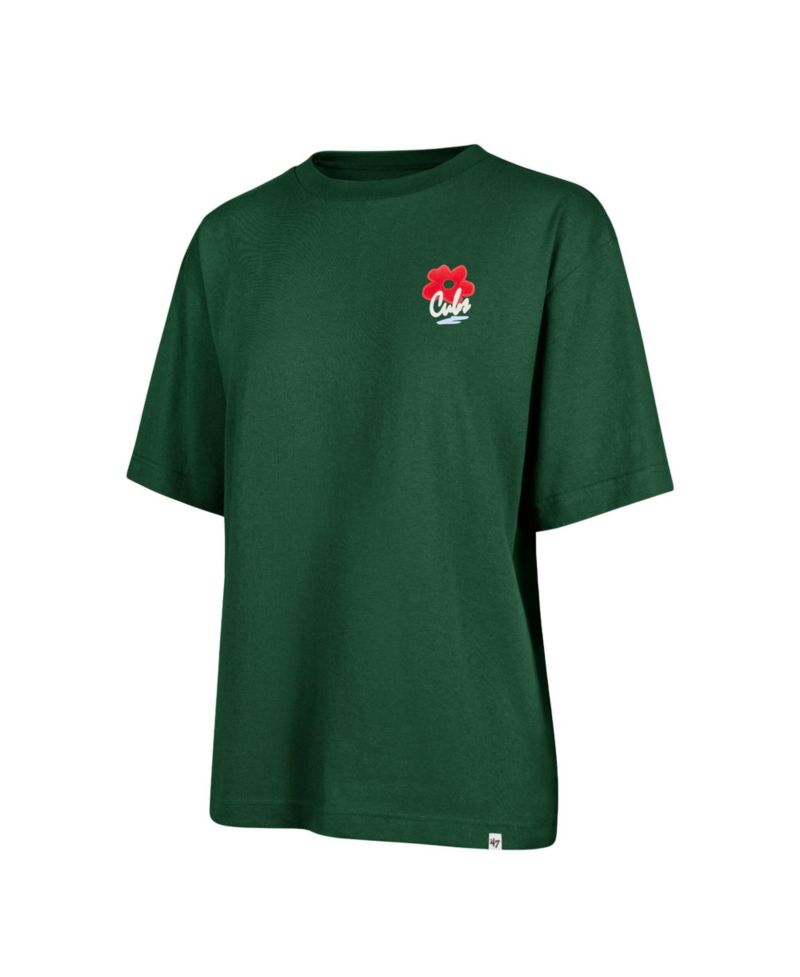 47 Brand Men's and Women's Dark Green Chicago Cubs Gallery Foundation T-Shirt