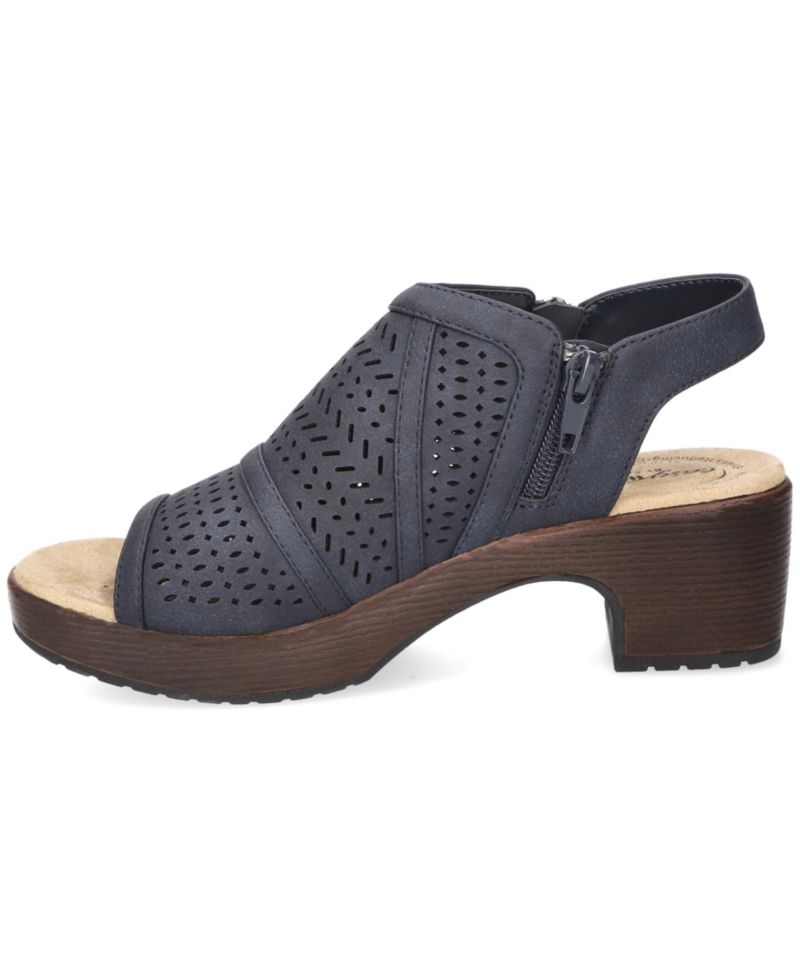 Easy Street Women's Evan Open Toe Platform Sandals