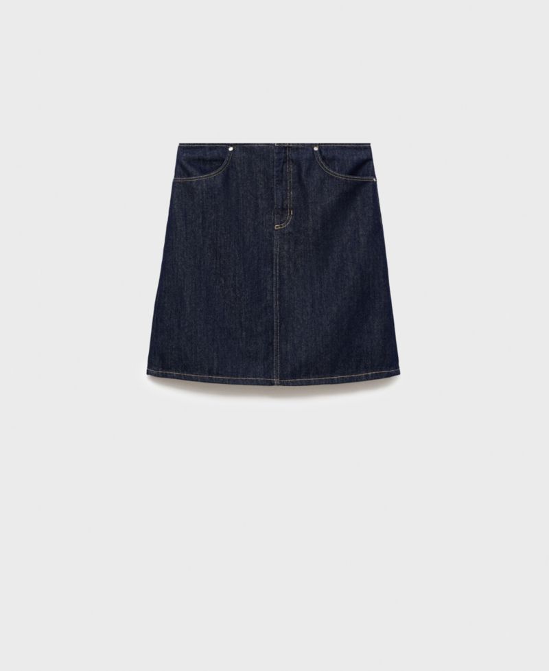 Women's Midi Denim Skirt