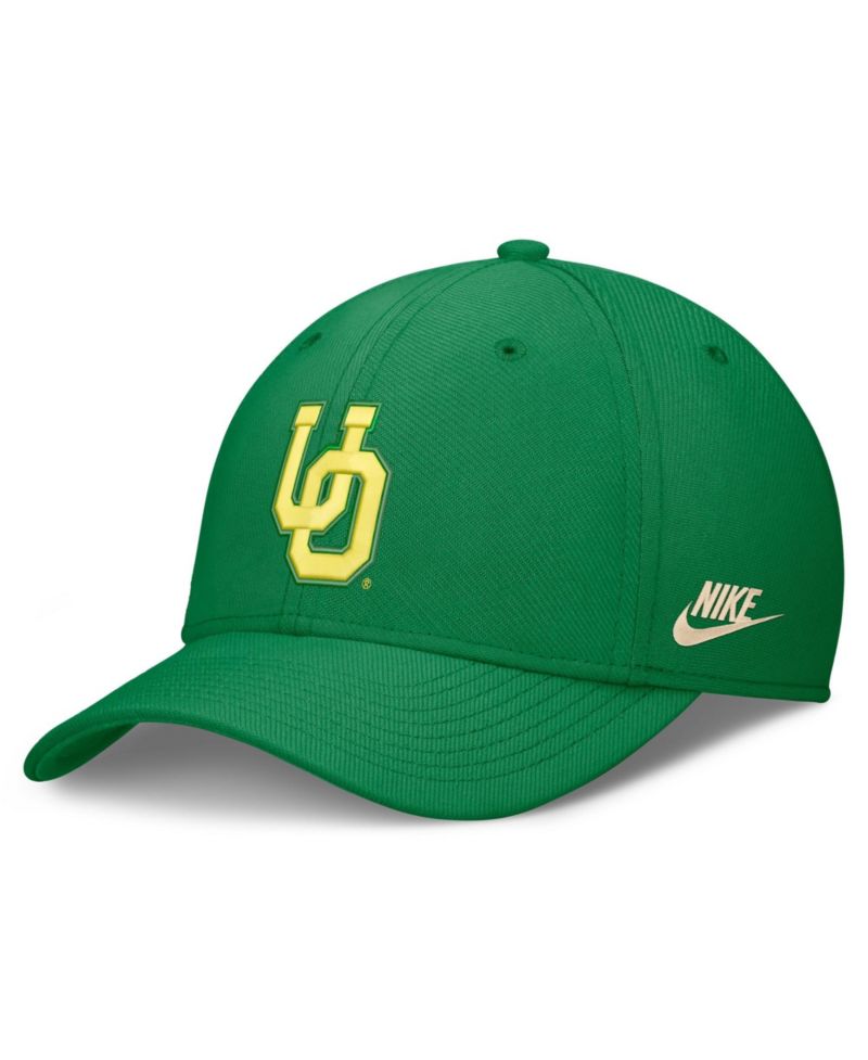 Men's Green Oregon Ducks Dri-FIT Vintage Rise Swooshflex Flex Hat