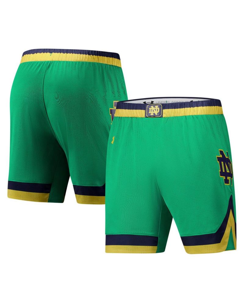 Men's Green Notre Dame Fighting Irish Replica Basketball Shorts