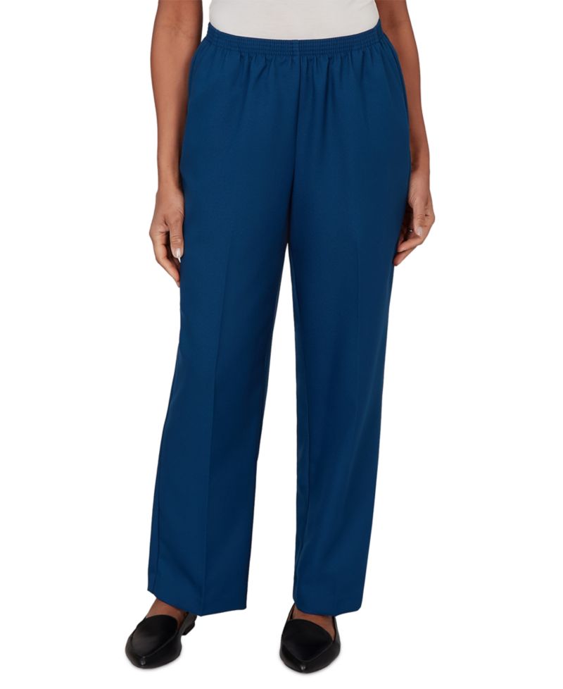 Petite Colored Classic Short-Length Pants