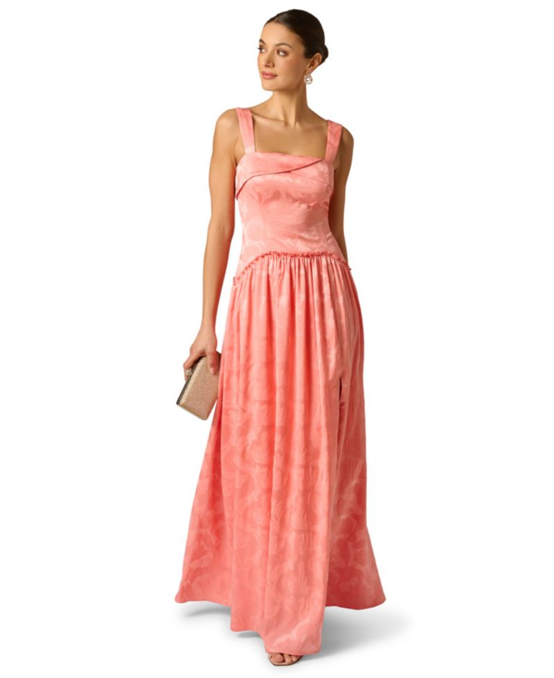 Women's Woven Jacquard Long Dress