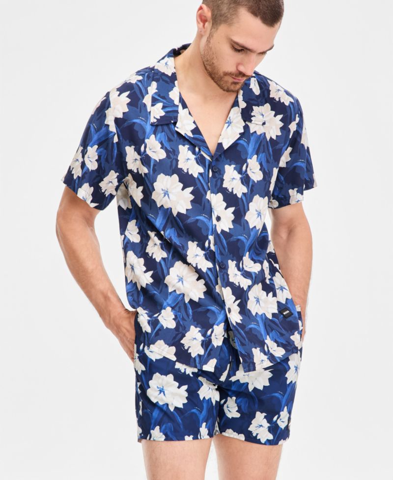 Men's Tropical Print 5" Swim Shorts