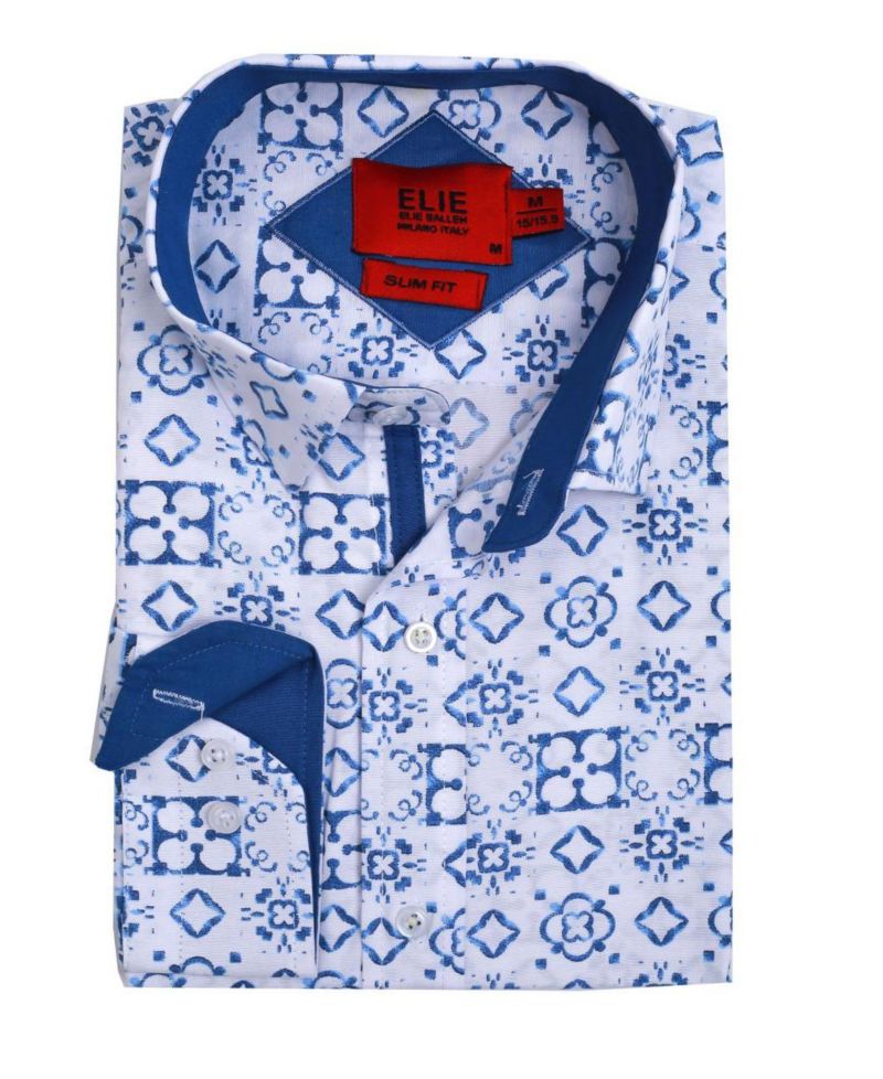 Men's Slim Fit Stylish Button-Down Shirt
