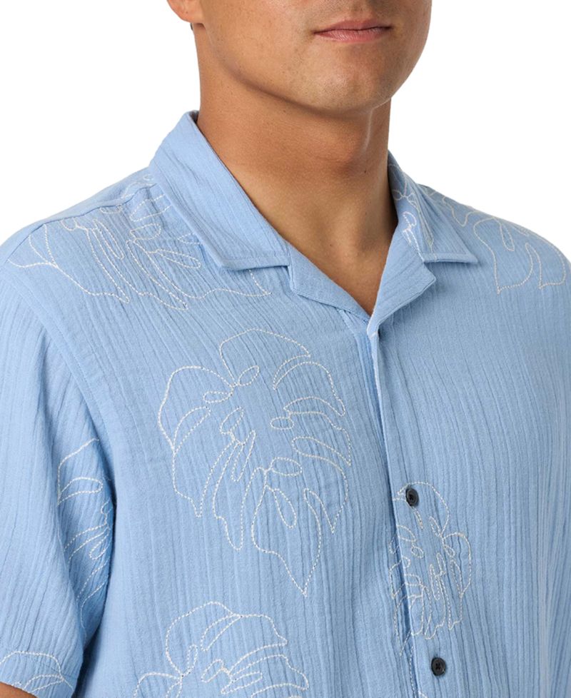 Men's Pipe Rodeo Regular-Fit Camp Collar Shirt