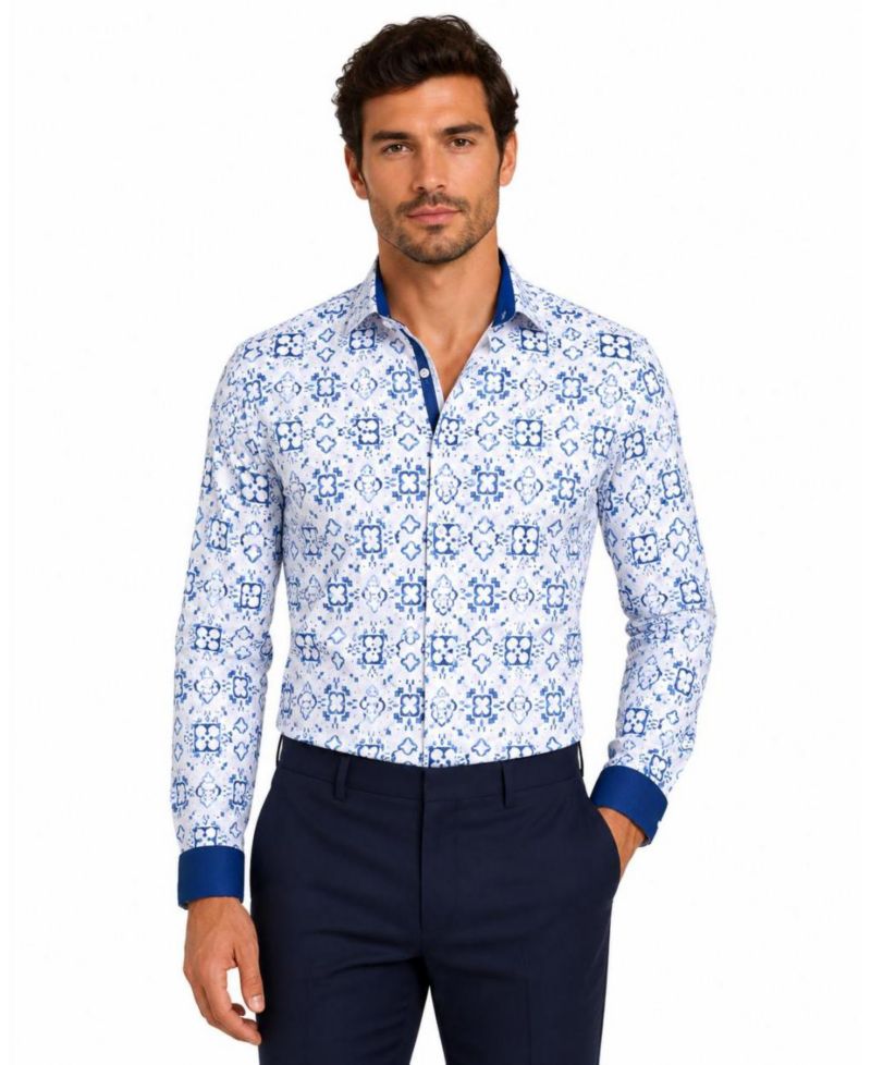 Men's Slim Fit Stylish Button-Down Shirt