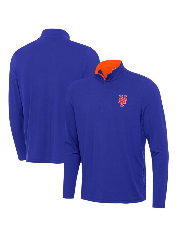 Men's Royal New York Mets Content Quarter-Zip Sweatshirt