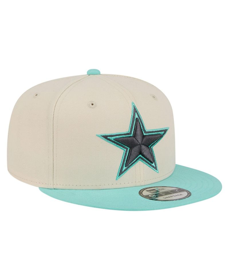 Men's Cream/Light Blue Dallas Cowboys Two-Tone Color Pack 9FIFTY Snapback Hat