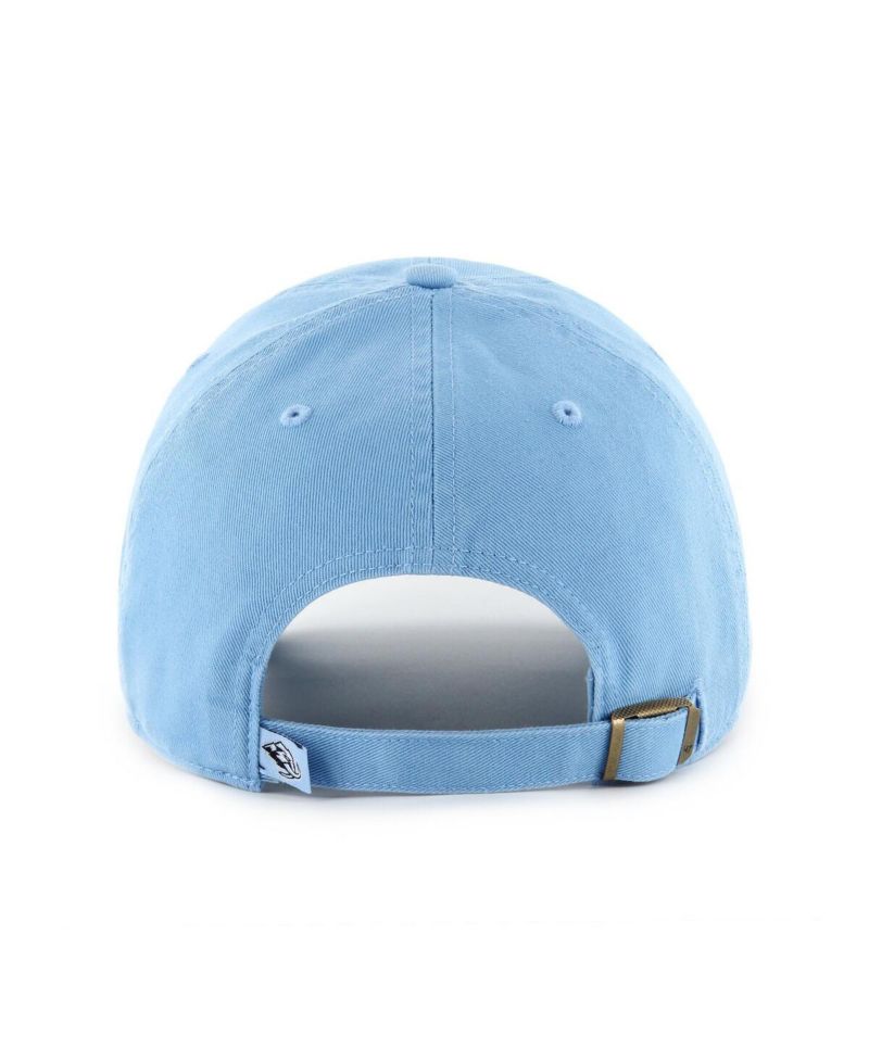 Men's Light Blue Utah Mammoth Logo Clean Up Adjustable Hat