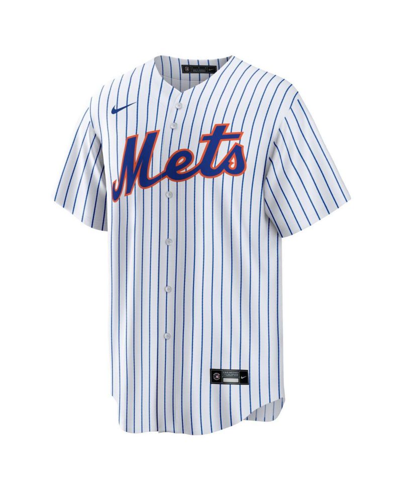 Men's Francisco Alvarez White New York Mets Replica Player Jersey
