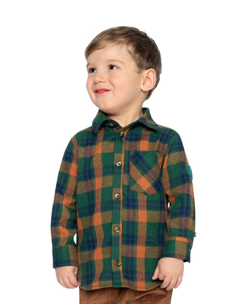 Kids & Baby Little and Big Boy 6-8 Plaid Shirt
