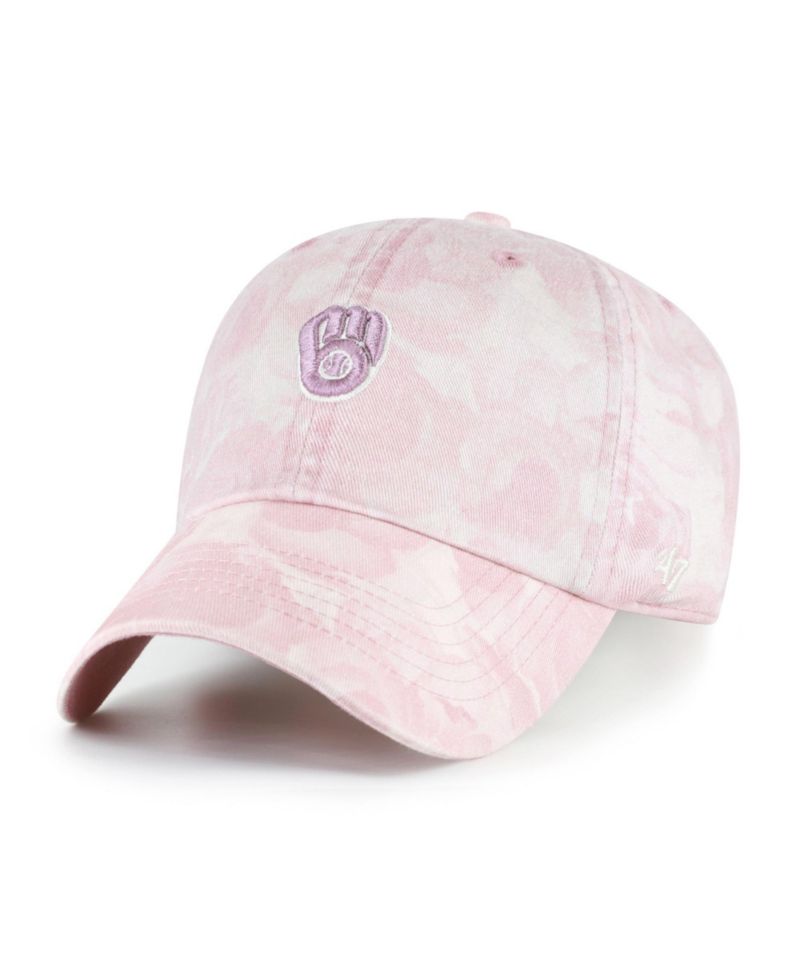 Women's Pink Milwaukee Brewers Gardenia Clean Up Adjustable Hat