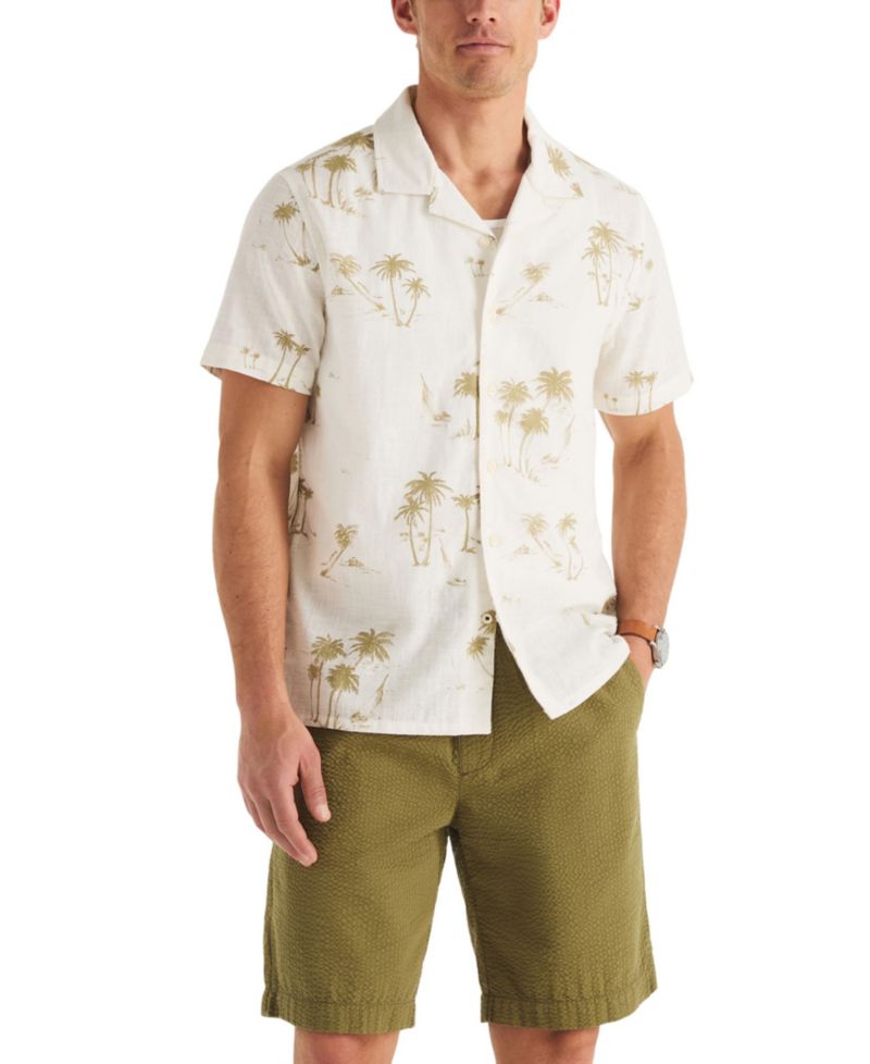 Men's Printed Short-Sleeve Shirt