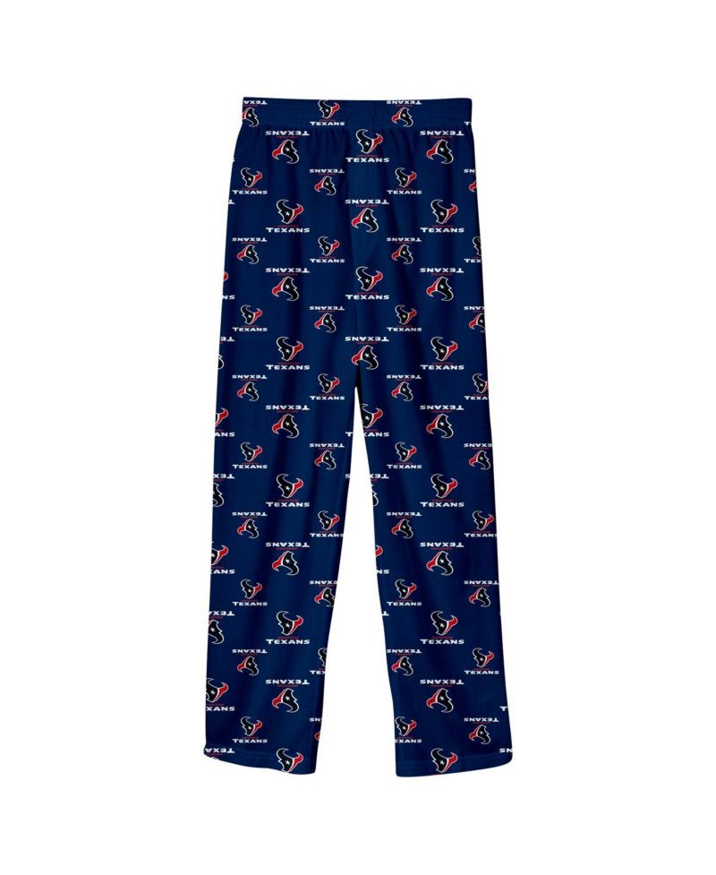Big Boys and Girls Navy Houston Texans Printed Pajama Pants