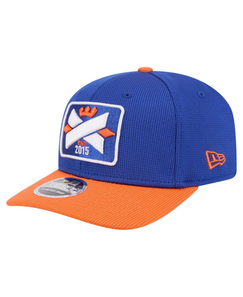 Men's Blue/Orange FC Cincinnati 2025 Jersey Hook 9SEVENTY Stretch-Snap Hat