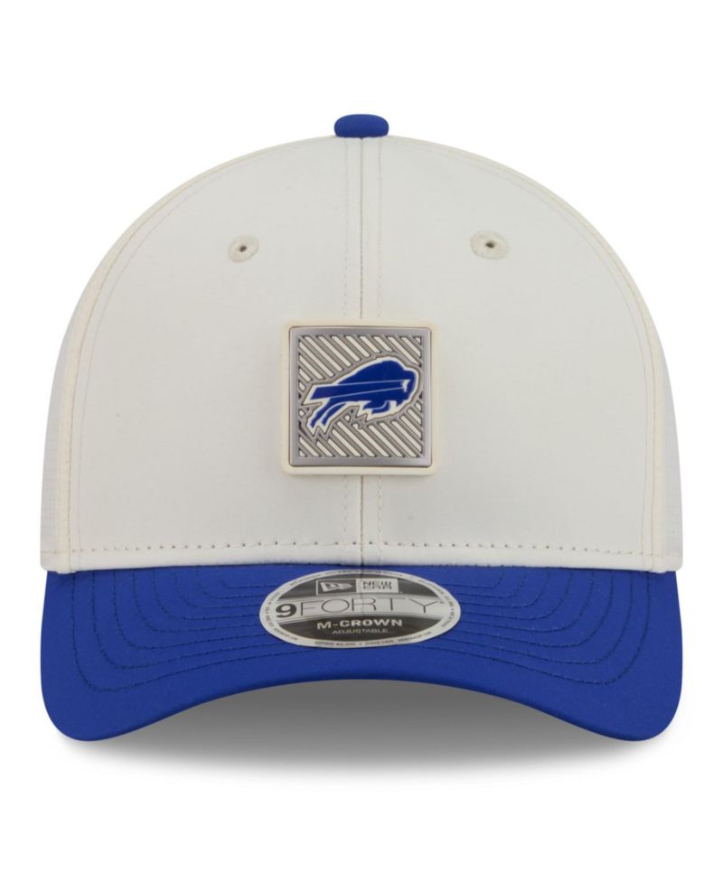 Big Boys and Girls Cream/Royal Buffalo Bills 2026 Training Camp 9FORTY M-Crown Adjustable Hat