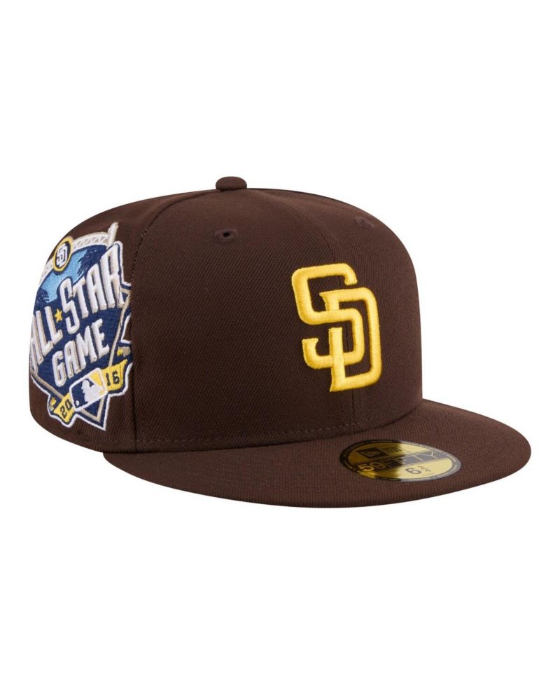 Мужская коричневая приталенная шляпа San Diego Padres Hidden Hit 59 за пятьдесят