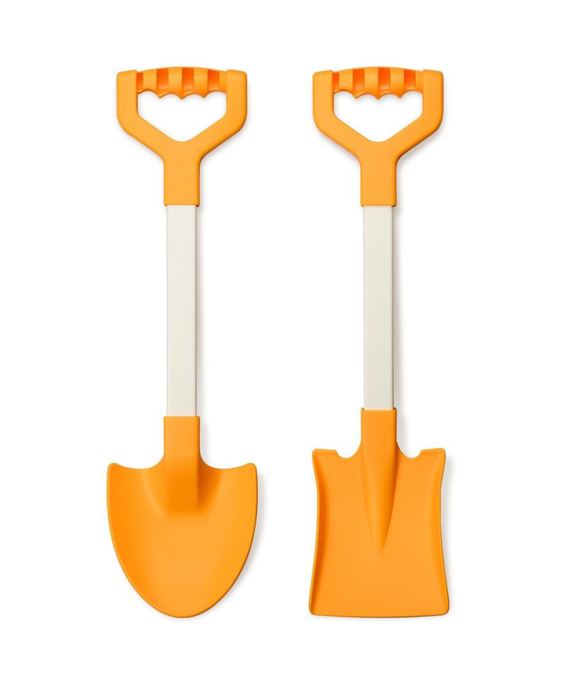 20-Inch Durable ABS Beach Shovels, 2-Piece Set