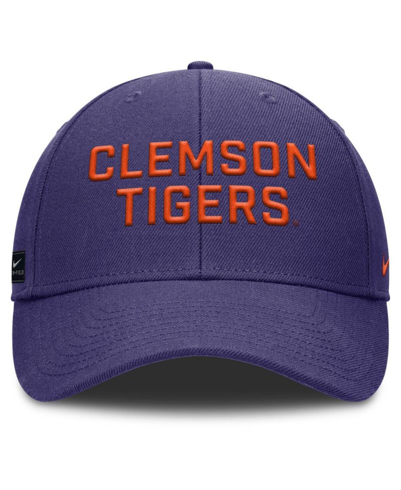 Men's Purple Clemson Tigers Rise Practice Adjustable Hat