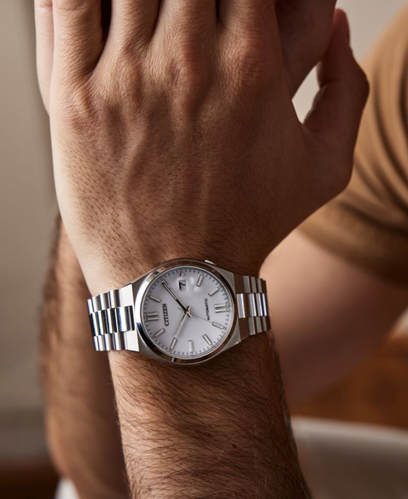 Men's Tsuyosa Automatic Stainless Steel Bracelet Watch 40mm