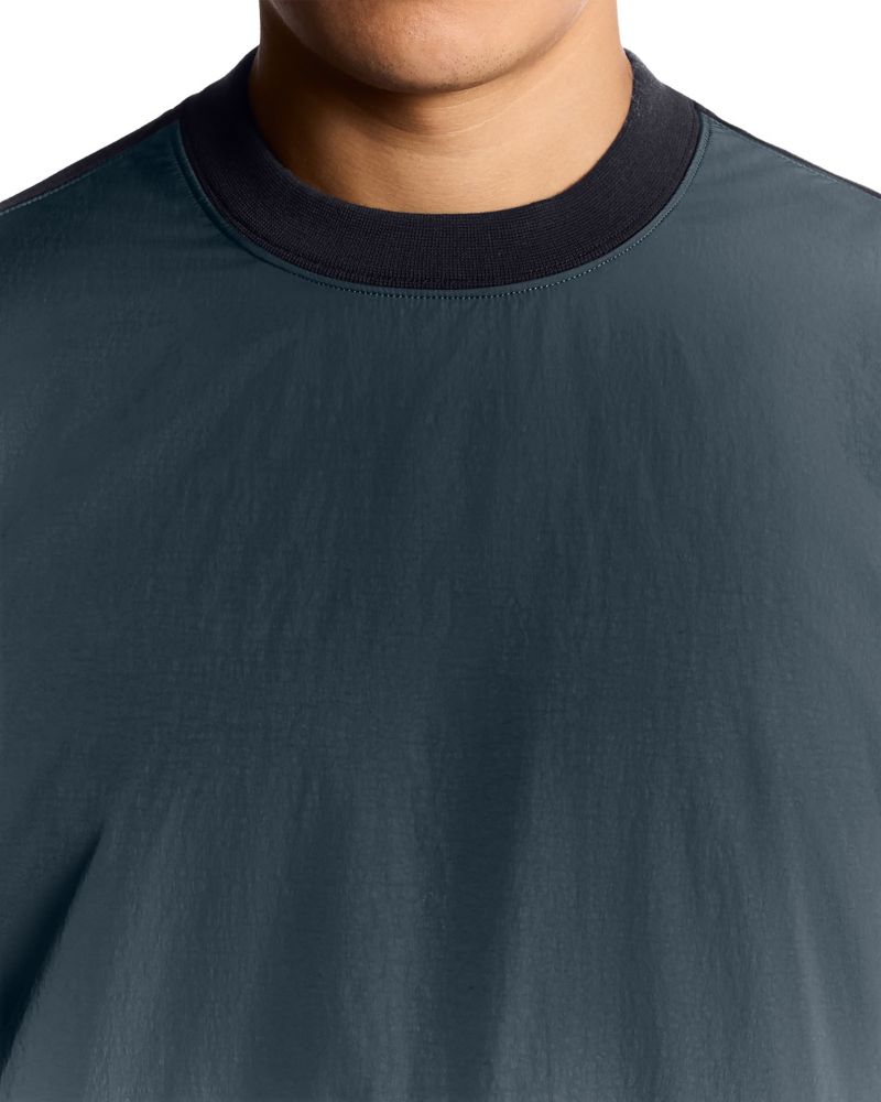 Men's Half Raglan Hybrid Long Sweatshirt