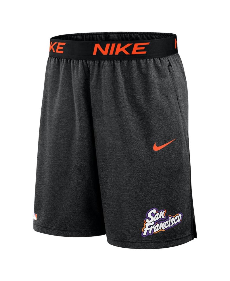 Men's Black San Francisco Giants 2025 City Connect Authentic Collection Knit Shorts