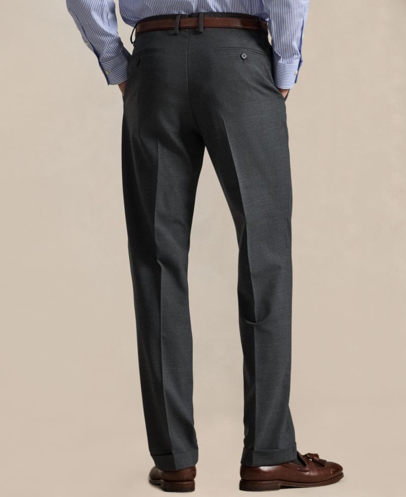 Men's Stretch Wool-Blend Suit Trouser