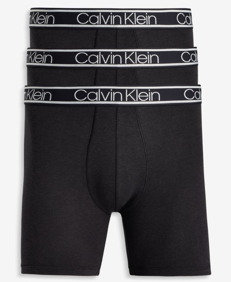 Men's 3pk. Comfort Logo Boxer Briefs Underwear