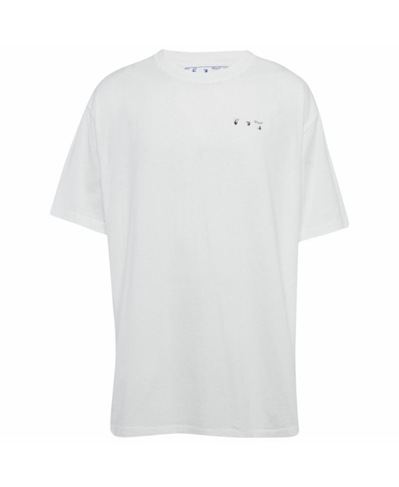 Men's Back Print Jersey Oversized T-Shirt