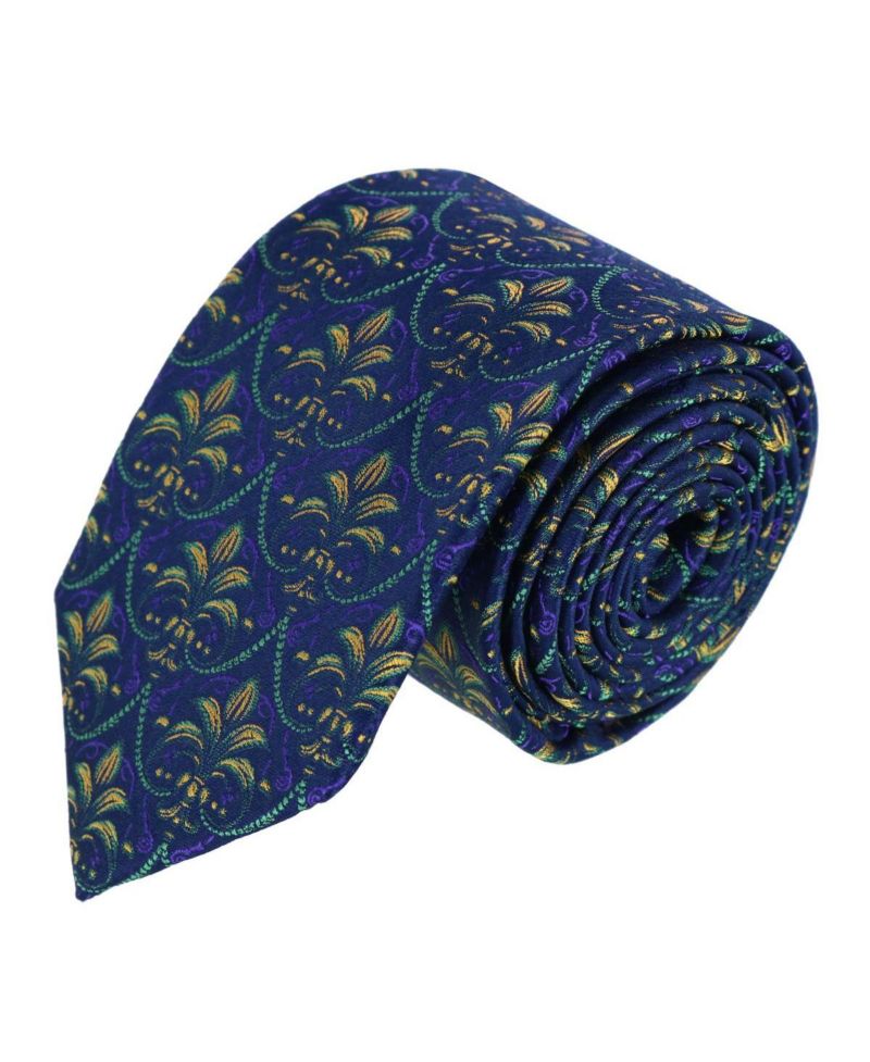 Men's The French Quarter Fleur dis Lis Silk Novelty Necktie