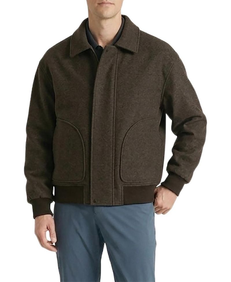 Men's Office-Leisure Collection Tailored Bomber Jacket