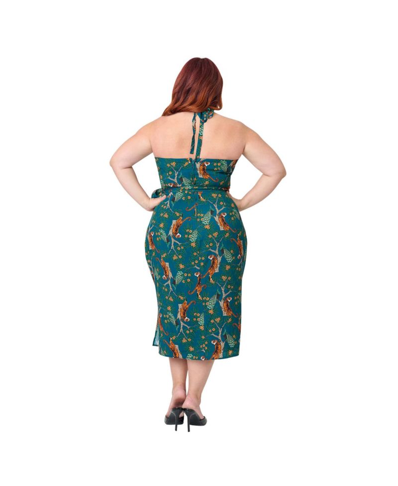 Plus Size Leilani Sleeveless Sarong Dress