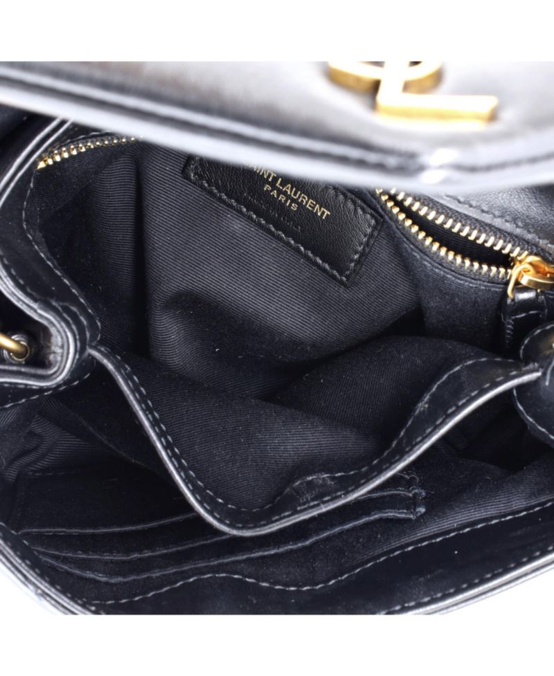 Toy Loulou Shoulder Bag Matelasse Chevron Leather