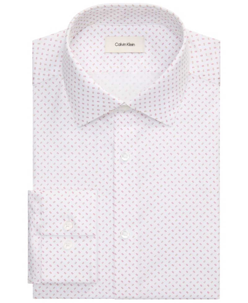 Men's Performance Wrinkle Free Slim-Fit Stretch Dress Shirt