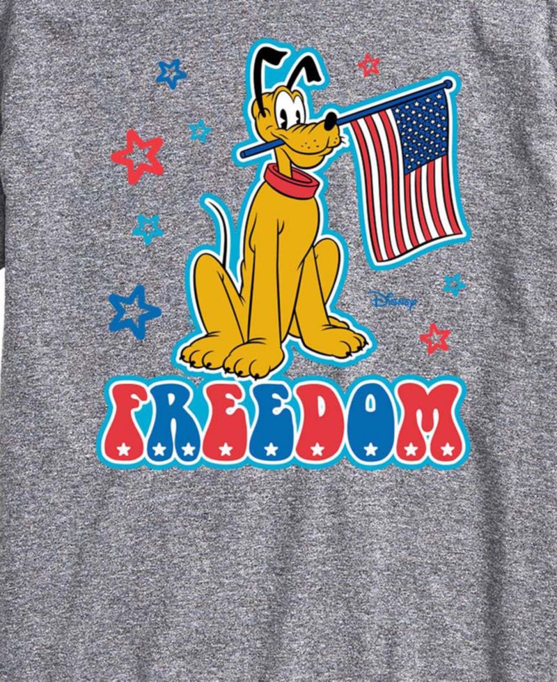 Men's Disney Pluto Freedom Short-Sleeve Graphic T-Shirt
