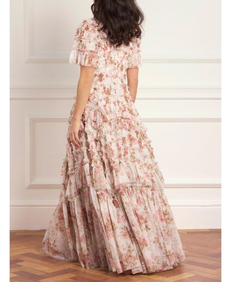 Women's Summer's Valentine Ruffle Gown
