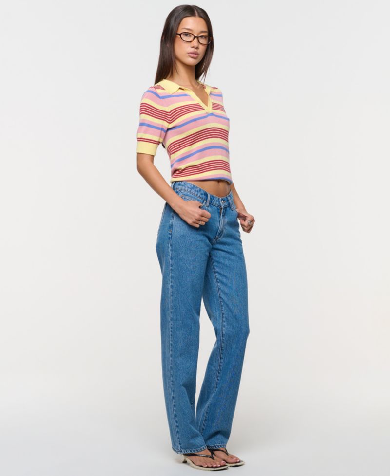 Juniors' 99 Straight Rae Low-Rise Denim Jeans