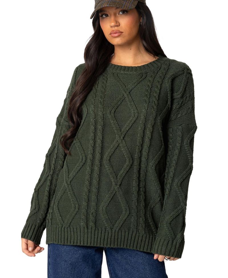 Women's Kennedy Oversized Cable Knit Sweater