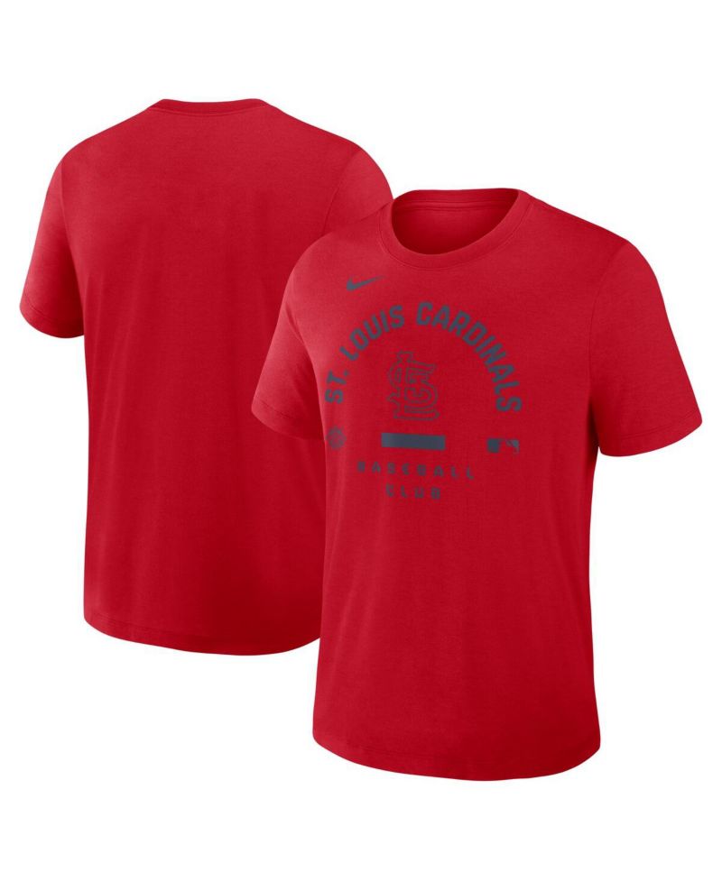 Men's Red St. Louis Cardinals Authentic Collection Early Work Tri-Blend Dri-FIT T-Shirt