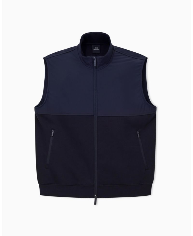 Men's Mixed Media Commuting Vest