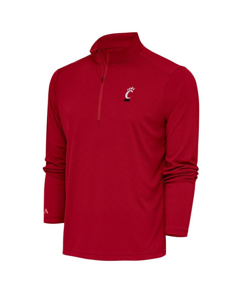 Men's Red Cincinnati Bearcats Tribute Quarter-Zip