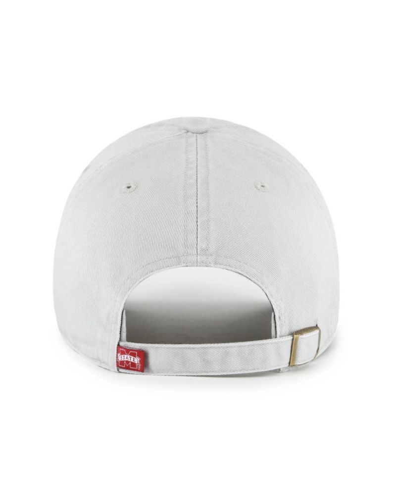 Men's and Women's '47 Mississippi State Bulldogs Gray Clean Up Adjustable Hat