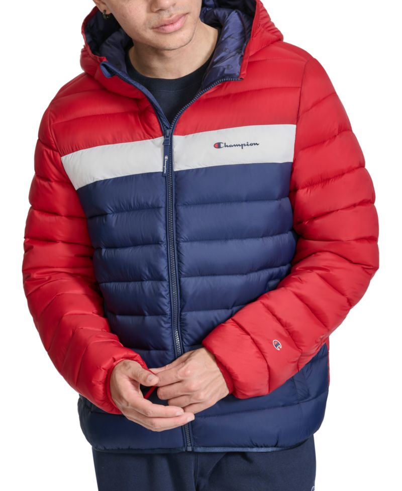 Men's Performance Quilted Hooded Jacket
