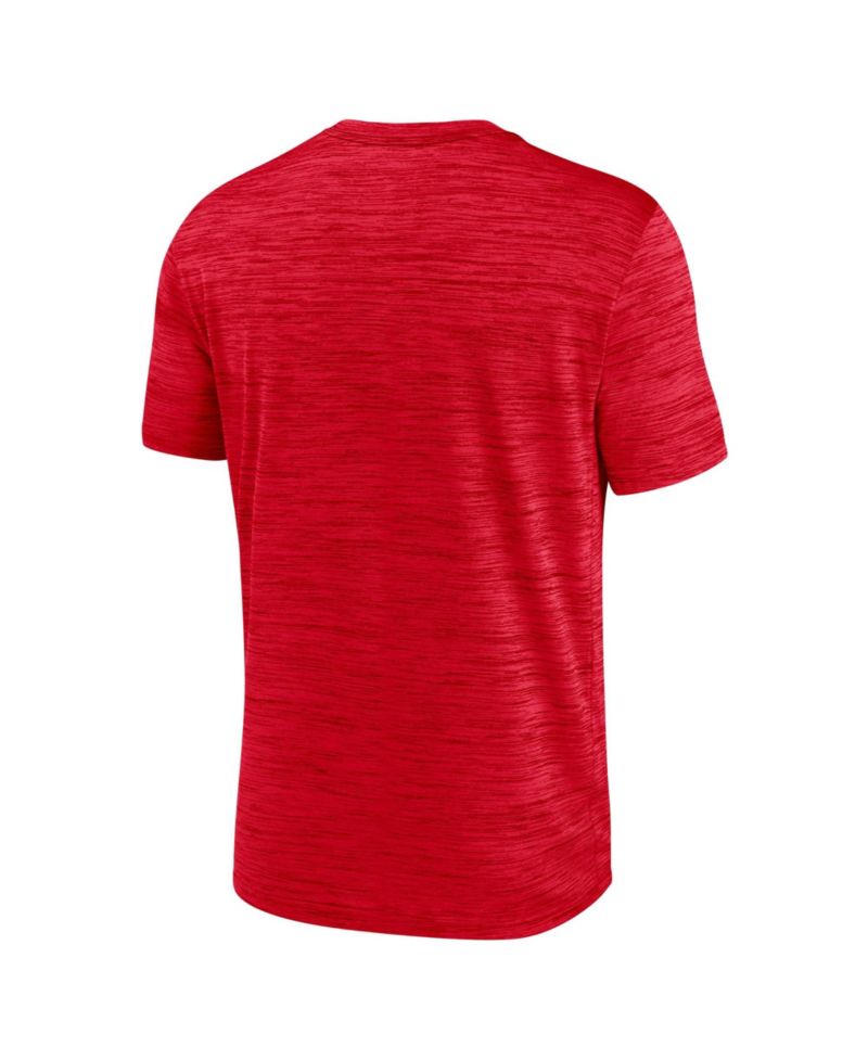 Men's Kansas City Chiefs Velocity Screen Print Cross-Dyed T-Shirt