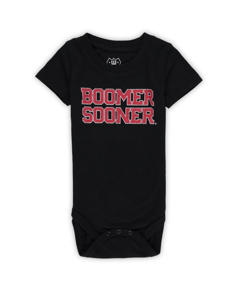 Baby Boys and Girls Oklahoma Sooners 3-Pack Bodysuit Set