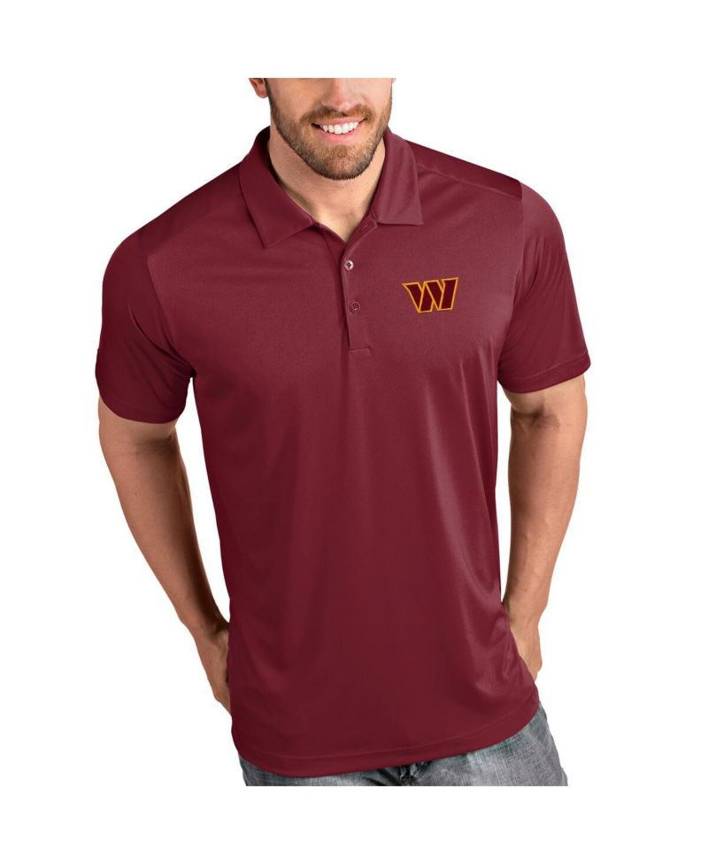 Men's Burgundy Washington Commanders Tribute Polo Shirt