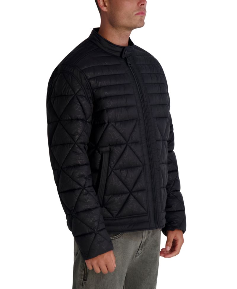 Men's Graffiti Karl Quilted Jacket
